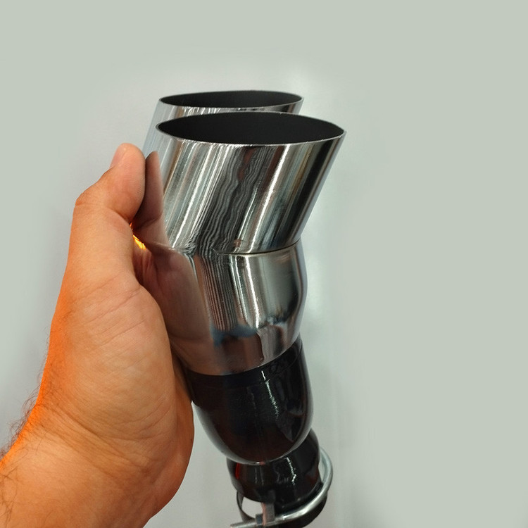 سر اگزوز خودرو طرح دولول مدل شکاری کد TH-MSKI-BZRG2