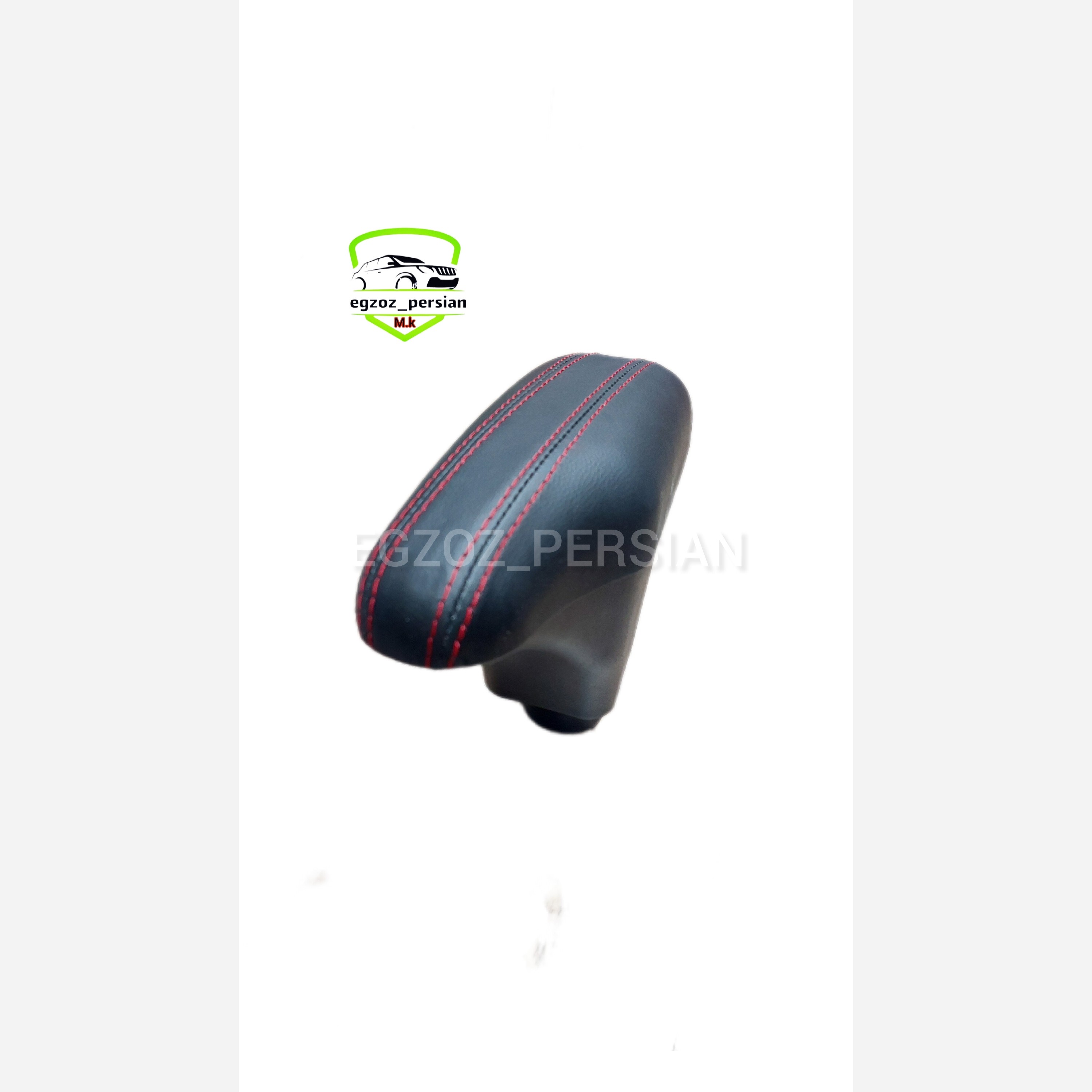 کنسول تیبا2 دوخت قرمز جا لیوانی گرد مدل M.K اگزوز پرشین