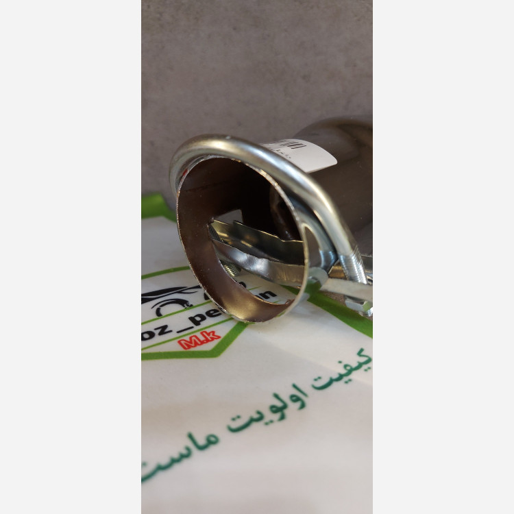 سراگزوز مدل داخل قرمز پراید 110 jsابکاری اگزوز پرشین M.K