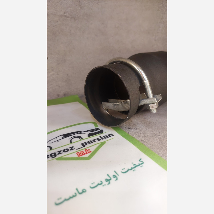 0سراگزوز مدل HKS دو تیکه متوسط 252هفت رنگ اگزوز پرشین M.K