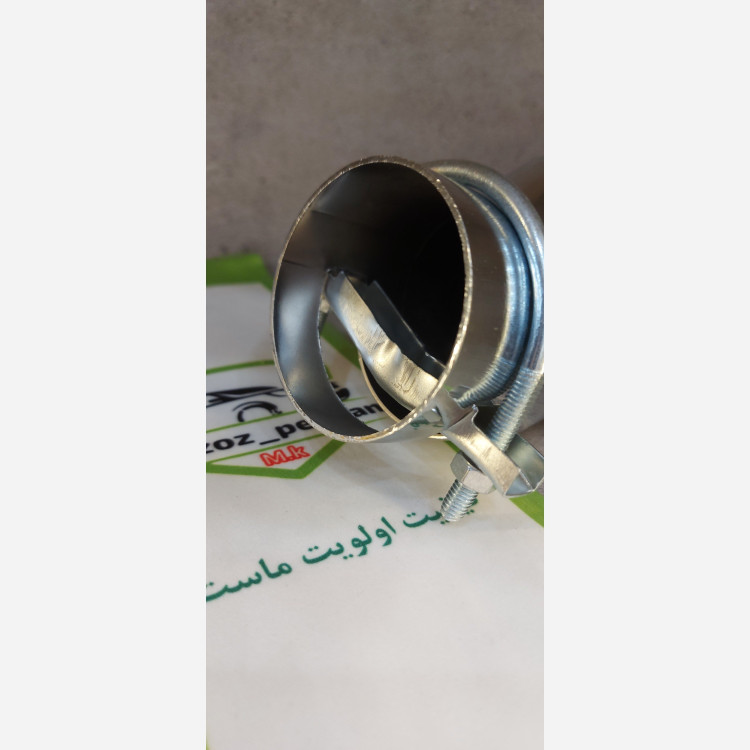 سراگزوز مدل 206 دم کج 218 js استیل اگزوز پرشین M.K