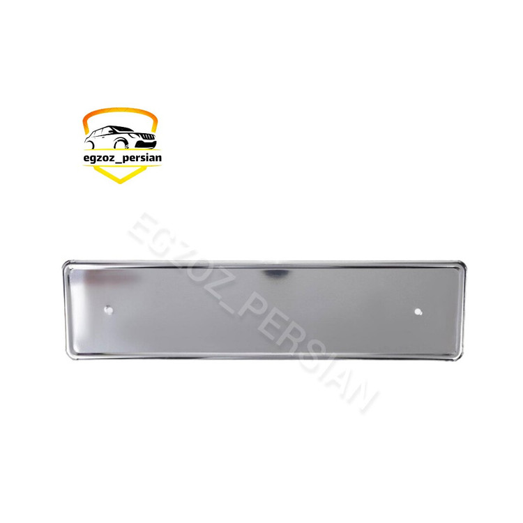 قاب پلاک جا نمره استیل جهان صنعت 3 ستاره js بسته 1 عددی اگزوز پرشین m.k