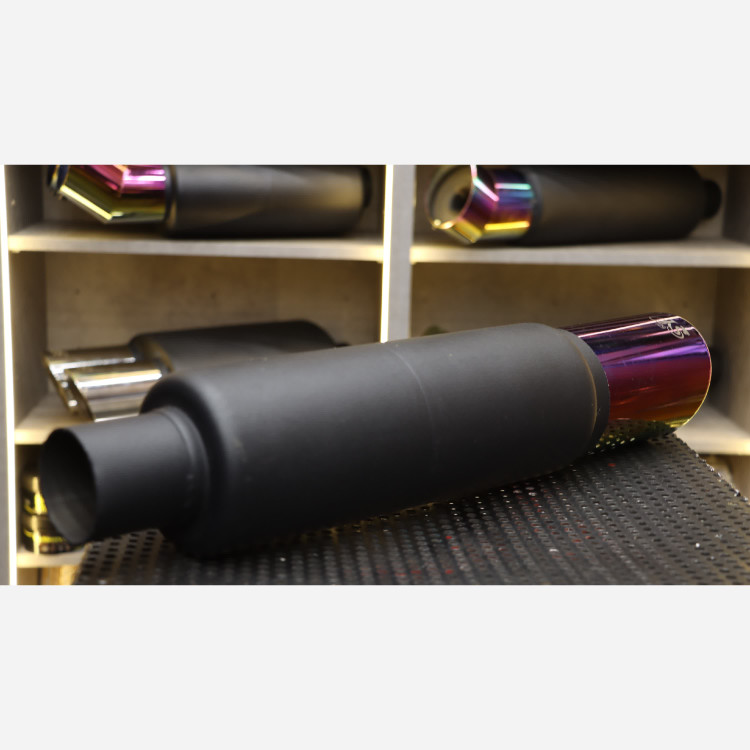 منبع اگزوز مدل 722js سایلنسر دار هفت رنگ اگزوز پرشین m.k