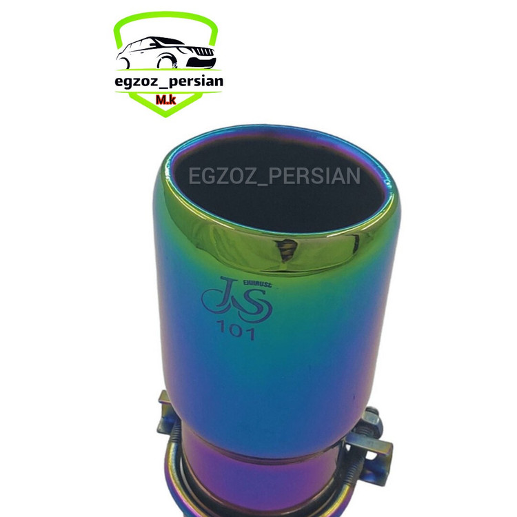 سراگزوز پرایدی مدل 101 آبکاری اگزوز پرشینM.K